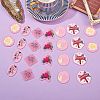 28Pcs 7 Style Opaque Acrylic Pendants KY-SZ0001-31-4