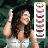 7Pc 7 Style Adjustable Polyester Ethnic Cord Wrap Bracelets BJEW-TAC0036-7