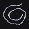 Electroplate Glass Beads Strands EGLA-R016-4m-25-2