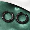 202 Stainless Steel Polishing Hoop Earrings EJEW-M106-02EB-06-1