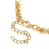 Cat Eye Charm Bracelets BJEW-JB12420-01-4