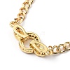 Brass Curb Chain Bracelets BJEW-JB05406-02-3