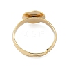 Adjustable Brass Pad Ring Settings KK-K414-10A-G-3