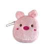 Cartoon Pig Plush Cloth Wallets PW-WGE8550-01-4