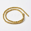 Non-magnetic Synthetic Hematite Beads Strands X-G-P262-29-3x4mm-G-2
