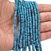 Synthetic Turquoise Beads Strands G-L635-A10-4x2mm-01-2
