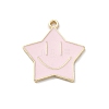 Alloy Enamel Pendants ENAM-F152-05G-03-1