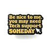 Be Nice To Me Alloy Badges JEWB-M041-02H-1