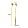 Brass Ball Head Pins X-KK-R020-04G-5