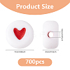 700Pcs Opaque Acrylic Beads FIND-DC0006-52-2