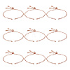 10Pcs Rack Plating Brass Cable Chain Link Bracelet Making KK-TA0001-42C-7