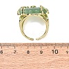 Natural Green Aventurine Cuff Rings GG-CBA5FCC-04G-07-5