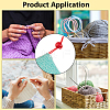 32Pcs 4 Colors Plastic Spring Cord Locks KY-BC0001-46B-5