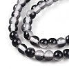 Baking Paint Transparent Glass Beads X1-DGLA-N011-4mm-10-3