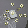 Alloy 26 Letter Shapes Nail Art Decoration MRMJ-WH0114-001-15-1