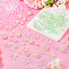 94Pcs 4 Styles Transparent Acrylic Beads TACR-TA0001-84-5