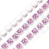 Iron & ABS Plastic Imitation Pearl Tennis Chains CH-Q006-01A-06-1