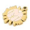 304 Stainless Steel Pendants STAS-F315-07G-03-2
