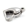 316 Stainless Steel Lobster Claw Clasps STAS-C024-05P-2