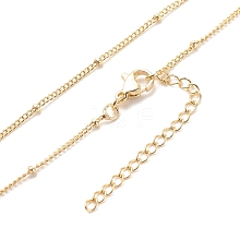 Brass Satellite Chains Necklace for Women NJEW-P265-43G