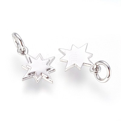 Brass Charms KK-G364-15-1