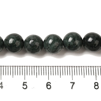 Natural Black Jade Beads Strands X-G-H067-A03-8MM-1