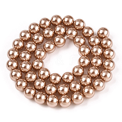Glass Pearl Beads Strands HY-G002-01D-06-1