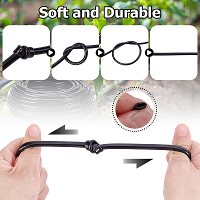 1Roll PVC Drip Irrigation Tubing AJEW-CP0010-27B-1