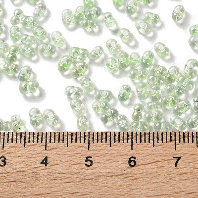AB Color Plated Glass Seed Beads SEED-L011-06B-11-1