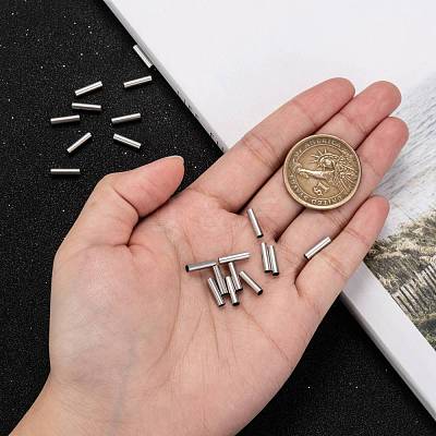 Tarnish Resistant 304 Stainless Steel Tube Beads X-STAS-G071-32P-1