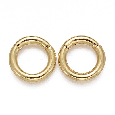 Brass Twister Clasps X-KK-F821-01A-G-1