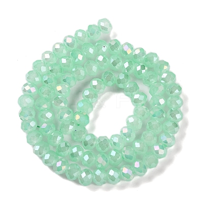 Baking Electroplate Glass Beads Strands LS-DGLA-A039-J6MM-B07-1