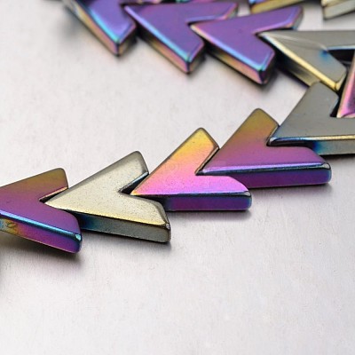 Electroplate Non-magnetic Synthetic Hematite Bead Strands G-F300-21-02-1