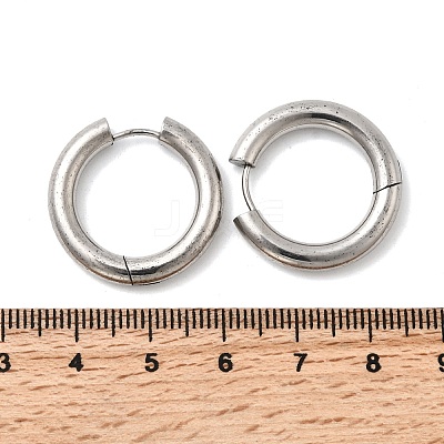 316F Stainless Steel Hoop Earrings EJEW-D341-01F-P-1