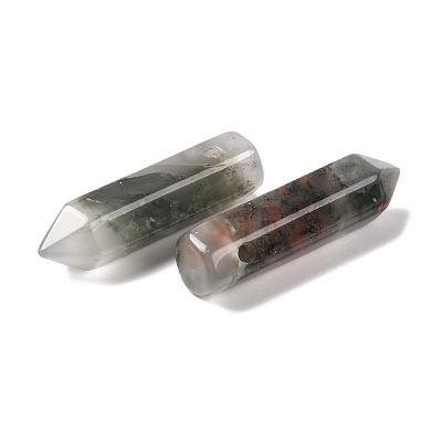 Natural African Bloodstone Pointed Pendants G-D460-01T-1