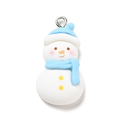 Christmas Opaque Resin Pendants RESI-G043-A02-1