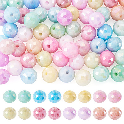 1 Strand Anti-Tarnish Electroplate Glass Beads Strands GLAA-TADJ0001-04-1