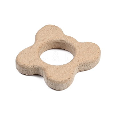 Natural Beech Wooden Baby Teething Toys WOOD-U003-04-1