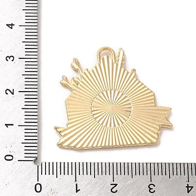 Mother's Day Alloy Enamel Pendants ENAM-R147-08E-G-1