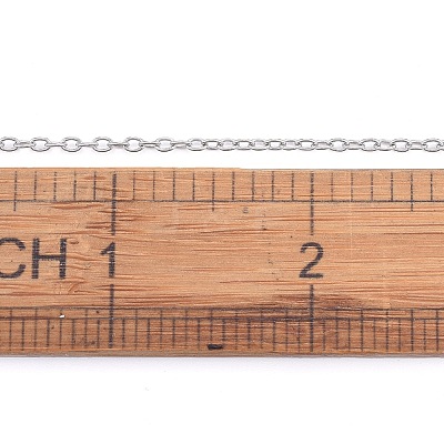 Tarnish Resistant 201 Stainless Steel Cable Chains CHS-R008-11-1