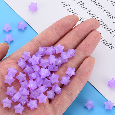 Imitation Jelly Acrylic Beads MACR-S373-45-E04-1