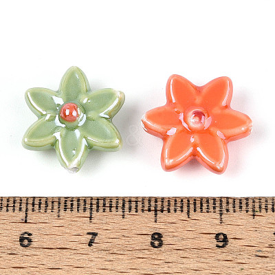 Handmade Porcelain Beads X-PORC-N008-10-01-1