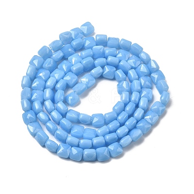 Opaque Glass Beads Strands GLAA-L050-C17-1