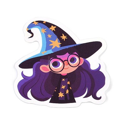 50Pcs Halloween Cartoon Paper Self-Adhesive Picture Stickers STIC-C010-25-1