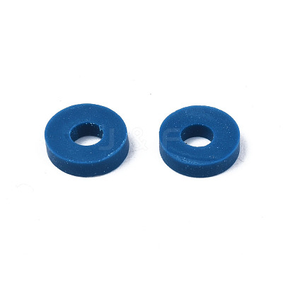 Handmade Polymer Clay Beads Strands CLAY-R089-6mm-010-1