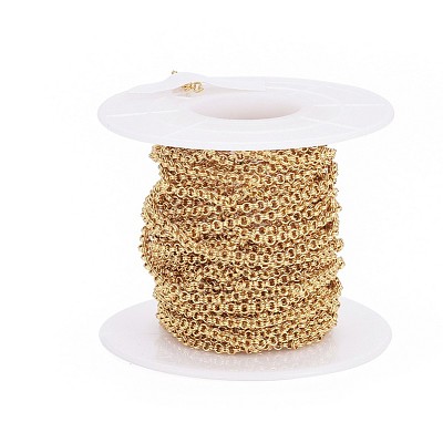 Soldered Brass Rolo Chains CHC-G005-22G-1