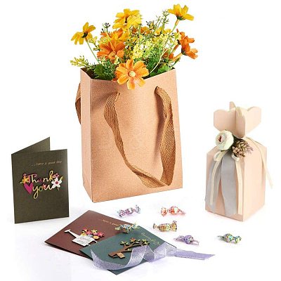 Kraft Paper Bags Gift Shopping Bags AJEW-PH0016-50-1