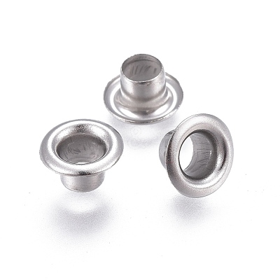 Non-Tarnish European Style 201 Stainless Steel Eyelet Core X-STAS-L226-001P-1