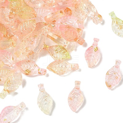 Transparent Acrylic and Gold Foil Pendants AC-CBAF9C1-04A-06-1