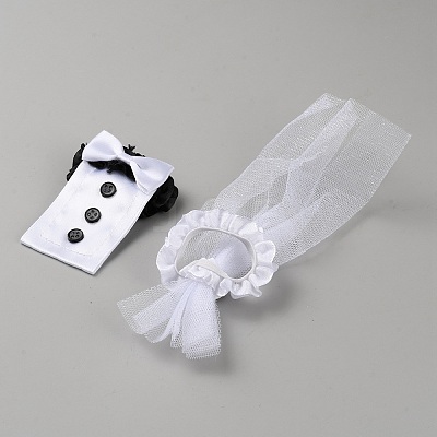 Cloth Lace Cup Sleeves AJEW-WH0314-566-1